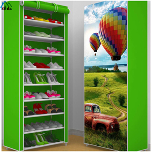 Scaffale per scarpe <span class=keywords><strong>da</strong></span> <span class=keywords><strong>esterno</strong></span> con espositore <span class=keywords><strong>impermeabile</strong></span> in tessuto pieghevole - Product Image 2