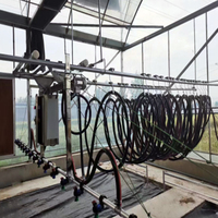 Système d'irrigation mobile par aspersion Hangdi d'origine Hebei pour serres agricoles, légumes, fruits et fleurs, en alliage d'aluminium – Nouveauté !