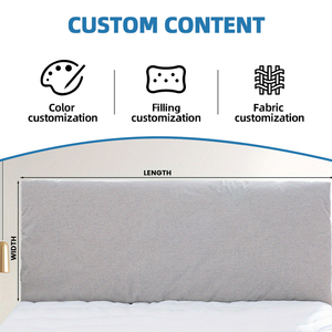 SUREWALHOME Cuscino a cuneo triangolare per <span class=keywords><strong>testiera</strong></span> <span class=keywords><strong>letto</strong></span> Queen, cuscino da lettura per <span class=keywords><strong>testiera</strong></span> e divani <span class=keywords><strong>letto</strong></span> - Product Image 6