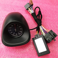 Kit d'affichage de l'heure de la montre centrale du tableau de bord, compatible avec Porsche 911 997 2006-2012, accessoires de modification de l'intérieur de la voiture pour la course