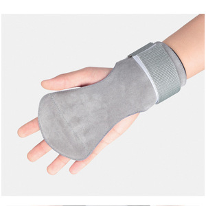 Sports <b>Dumbbell</b> Weightlifting Training Weightlifting Palm Protection Leather Anti-Wear Hand Pads Velcro Compression Adjustable - Product Image 3