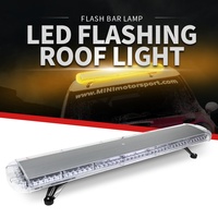Barres lumineuses d'avertissement pour toit de voiture 96W, haute puissance, lumière linéaire LED d'urgence pour camion, dépanneuse, récupération, 12V 24V