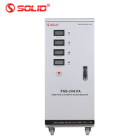 Stabilisateur de tension à servomoteur TNS 20KVA 20KW AC 380V 415V 440V 3 phases, régulateur de tension pour usage domestique et industriel