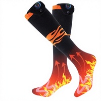 Chaussettes chauffantes rechargeables de haute qualité contrôlées par application, 5000 mAh, chauffage rapide, lavables, pour la chasse et le ski en plein air en hiver, unisexe