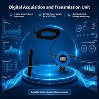 Unité d'acquisition et de transmission de données de qualité de l'eau environnementale, enregistreur de données à distance 4G GPRS pour station de surveillance en ligne