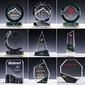Cheap <b>Wholesale</b> Blank <b>Glass</b> Trophy Crystal <b>Awards</b> Custom 3D <b>Glass</b> Trophies Personalized Engraved Crystal <b>Awards</b> - Product Image 2