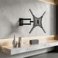 Soporte de Pared para TV Universal con Montaje VESA de 26''-55'', Soporte de Pared para TV con Movimiento Completo