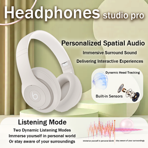 Tai nghe <span class=keywords><strong>Studio</strong></span> Pro có dây/không dây, chống nước và chống mồ hôi, khử tiếng ồn ANC, âm thanh nổi - Product Image 2