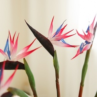 Fleur artificielle réaliste « Paradis des oiseaux » pour mariage, décoration intérieure, arrangement floral