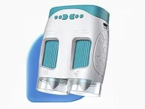 2-in-1顕微鏡望遠鏡カメラ2 "IPSスクリーン1000Xデジタルズーム1080P子供向けビデオ科学学習キット - Product Image 5