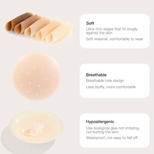 Miếng Dán Vú Dính Quyến Rũ Pasties Miếng Dán Núm Vú <span class=keywords><strong>Silicone</strong></span> Nhám Cho Nữ Có Thể Tái Sử Dụng Liền Mạch - Product Image 4