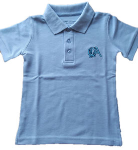 Polo de uniforme barato para niños y niñas de nuevo diseño de 2 a 15 años para estudiantes y profesores, Polo de dos tonos con logotipo bordado - Product Image 6
