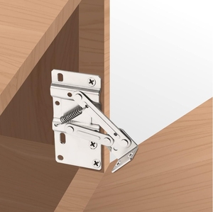 Cerniera a Molla Moderna con Apertura a 45 Gradi per <span class=keywords><strong>Armadietti</strong></span> Sottolavello, per Bagno, Cucina, Soggiorno e Ufficio, in Materiale Ferroso - Product Image 6