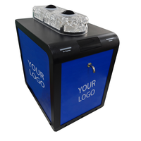 Distributeur automatique de boissons double mobile à 2 bouteilles pour tequila liqueur froide
