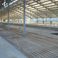 Ferme de vache en acier à faible coût, structure en acier, ferme de vache, maison, prix d'usine