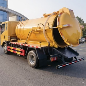 รถดูดสิ่งปฏิกูล Sinotruk HOWO 5CBM แบบสุญญากาศ 4x2 สำหรับทำความสะอาดท่อระบายน้ำในเขตเทศบาล มีจำหน่าย - Product Image 6