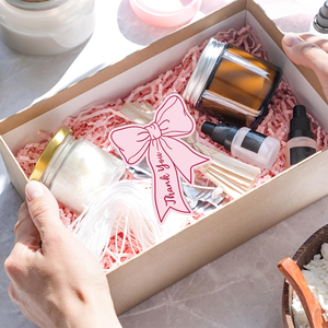 Paquete <span class=keywords><strong>de</strong></span> 10 Tarjetas <span class=keywords><strong>de</strong></span> Papel con Mini Lazo Rosa y Azul, Tarjetas <span class=keywords><strong>de</strong></span> Visita Pequeñas, Notas <span class=keywords><strong>de</strong></span> Agradecimiento para Tiendas y Restaurantes - Product Image 6