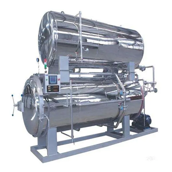 Automatische Water Baden Type Retort Machine/Voedsel Autoclaaf Sterilisator Voor Vlees/Melk/Groente/Fruit Pouch/blikjes