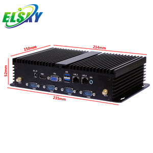 統合された2GB 4GB <span class=keywords><strong>RAM</strong></span> 128GB 512GB SSDマザーボードCPUおよび<span class=keywords><strong>RAM</strong></span> DC 12v X86 1037U FanlessインダストリアルミニPC - Product Image 4