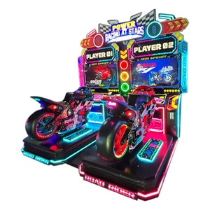 Dual-Player Motorcycle Power Racing Arcade <b>Game</b> <b>Machine</b> Stars-Coin Operated Motorcycle Racing Experience - Product Image 4