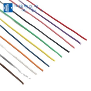 3266 Single Core Electronic Wire 24 22 20 18 16AWG Low Smoke Halogen Free XLPE Irradiated High Temperature Cable - Product Image 1