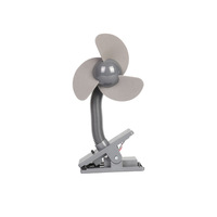 Ventilateur portable mini électrique transfrontalier pour poussette, idéal pour bébé en voyage, à clipser, avec tissu en peluche, vente en gros