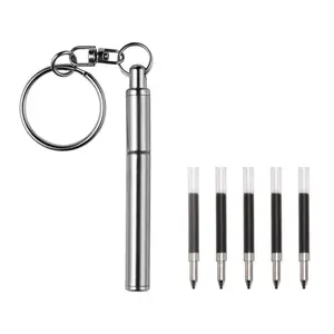 多功能便携式厚迷你伸缩式伸缩指针 Telepen keyring telescoping ball pen For Teacher Training