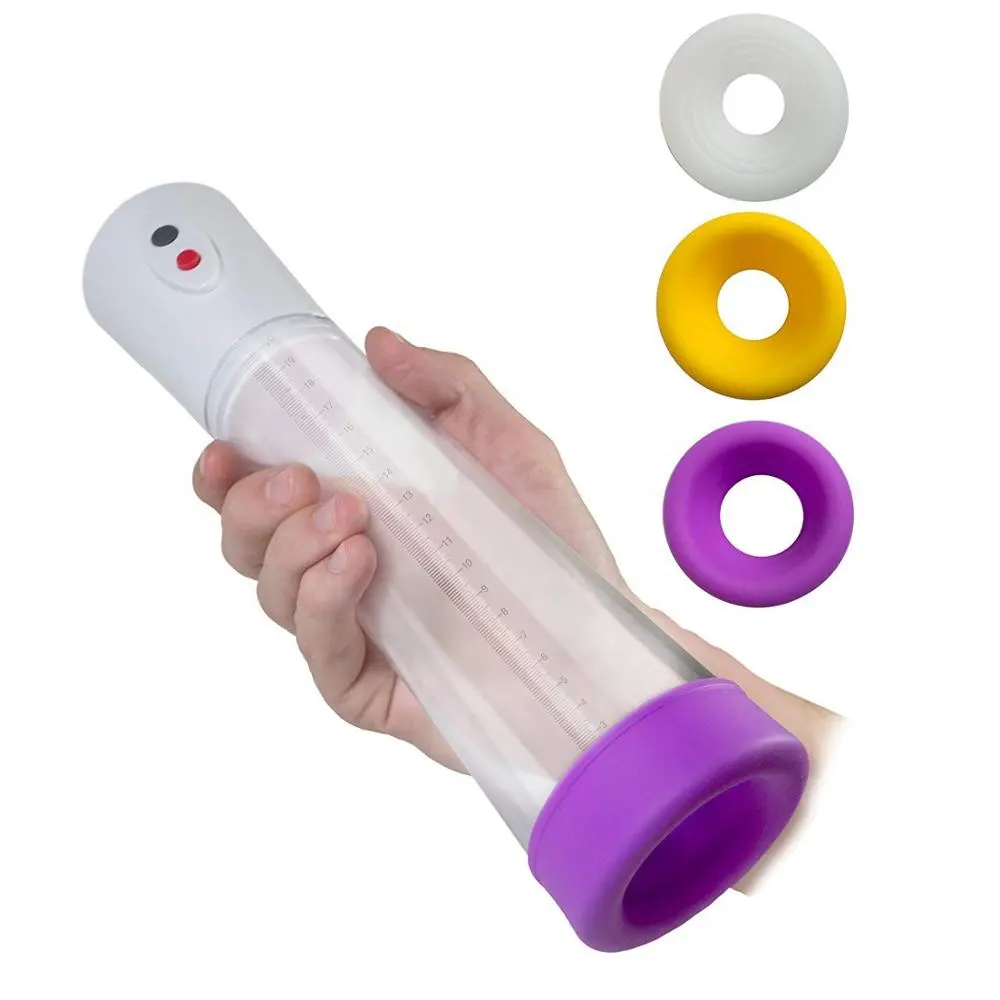 2018 prodotti popolari giocattoli ricaricabili del sesso del massaggiatore del pene per l'ingrandimento della pompa del pene degli uomini