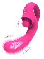 Dildo-Vibrator für Frauen, Zungen-Vibro-Leckmaschine, Klitoris-Stimulator, G-Punkt-Stab, weiblicher Klitoris-Sauger, Masturbator, Sexspielzeug