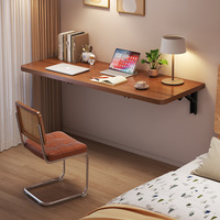 Bureau mural pliable et table d'étude pliante pour balcon, design flottant d'angle
