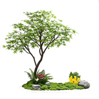 Magnifique Arbre d'Érable Artificiel Naturel Fait Main Durable Écologique Résistant aux UV Imperméable Taille Personnalisée Noël Nouvel An