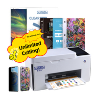 Film protecteur d'écran automatique Hydrogel Tpu Mobile Skin Sticker Cutter Traceur Uv Applicateur Curring Lamination Machine