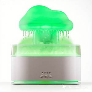 <span class=keywords><strong>2026</strong></span> produk tren Cloud pelembap hujan jamur pelembap udara hujan 500ml 7 warna lampu Led penyebar Aroma ultrasonik - Product Image 3