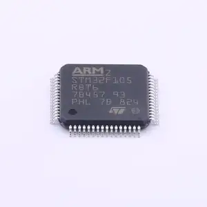 Microcontrolador em estoque original, microcontrolador mcu ic LQFP-64 stm32f105 → ic chip circuito integrado