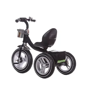 2023 High quality plastic cheap metal baby tricycle battery kids electric car tricycle