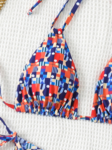 Venta al por mayor de trajes de baño Chubby Custom Manufacturer Brazilian Set Women Dental Floss Extreme Mini Micro Bikini - Product Image 2