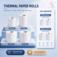 Rouleau de papier thermique 80 mm pour imprimante de caisse enregistreuse, papier de reçu pour imprimante POS, vente en gros B2B