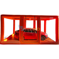 Tente gonflable extérieure imperméable de voiture de garage tente gonflable transparente de voiture de PVC stationnement pour la famille
