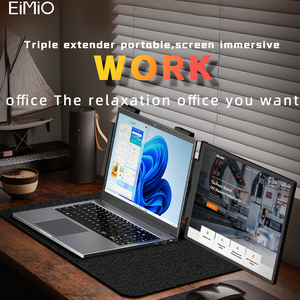 <span class=keywords><strong>Écran</strong></span> d'extension pour <span class=keywords><strong>ordinateur</strong></span> portable Eimio 14 pouces 1080P Plug & Play double <span class=keywords><strong>écran</strong></span> <span class=keywords><strong>compatible</strong></span> Windows et <span class=keywords><strong>Mac</strong></span> pour ordinateurs portables de 13,3 à 16 pouces - Product Image 5