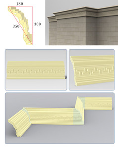 แม่แบบแม่พิมพ์ฉีดคอนกรีตบัวพลาสติก ABS สำหรับตกแต่งขอบหลังคาบ้าน - Product Image 4