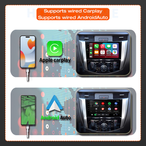 Android 14 coche <span class=keywords><strong>Multimedia</strong></span> Radio GPS navegación Carplay estéreo para Nissan Navara Frontier NP300 2016-2022 unidad principal de reproductor automático - Product Image 4