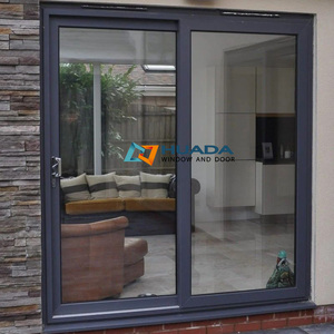 Tùy Chỉnh Bão Tác động Kính Cửa Trượt Phía Trước Nhập Đôi Tráng Men Nhà Thang Máy Và Cửa Trượt Với Kính Mỗi Bên - Product Image 4