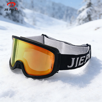 Lunettes de ski OTG personnalisées avec logo OEM, verres magnétiques de luxe pour l'extérieur, photochromiques, pour snowboard,