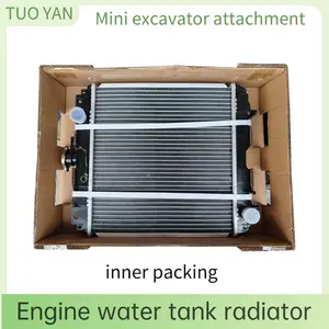 Mini Excavator U15 Radiator Kubota U20 Water Tank KX U30/135 Kubota Excavator Kubota Spare Parts Water Tank Radiator