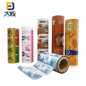 PE BOPP PET Rotogravure Printer Protector Roll 420mm Custom Printed Jumbo Rolls Laminated Food Plastic Bag Film Roll