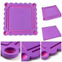 Tapis flottant américain Mahjong classique de luxe 31,5 pouces en mousse EVA couleur macaron antidérapant imperméable pliable écologique