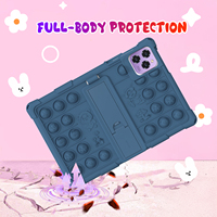 Étui de protection pour tablette S25Ultra transfrontalière 10,1 pouces avec coque en silicone anti-chute Longueur 25 Largeur 17