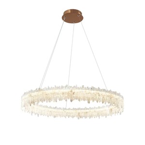 [Crystal Forest] <span class=keywords><strong>Lustre</strong></span> moderne, luxe léger, naturel, décoration simple pour salon, éclairage complet pour salle à manger et chambre. - Product Image 5