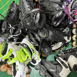 S18, venta al por mayor, zapatos de patinaje usados para adultos, <span class=keywords><strong>patines</strong></span> de ruedas de plástico de <span class=keywords><strong>segunda</strong></span> <span class=keywords><strong>mano</strong></span>, suministro directo de fábrica de alta calidad, 4 ruedas - Product Image 5