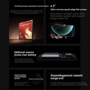 2025 New Launch for 17 Ultra 5G Smartphone Octa Core English Xiao Mi X Leica Co-developed HyperOS <b>3</b> AMOLED 100W Quick <b>Charge</b> - Product Image 5